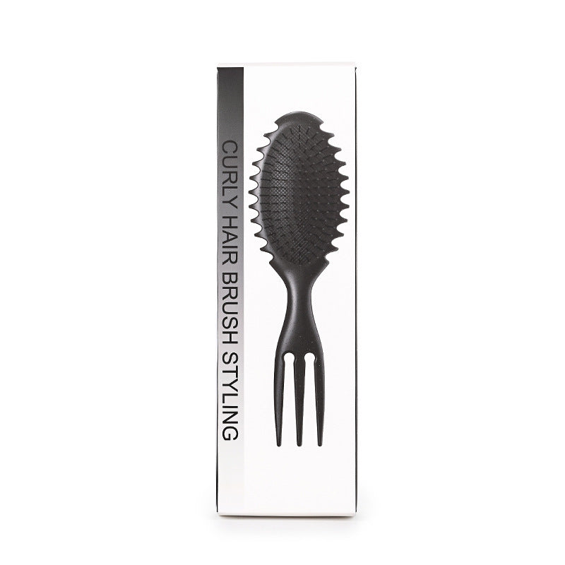 Curl-Defining Boar Bristle Hair Brush - My Batana Oil