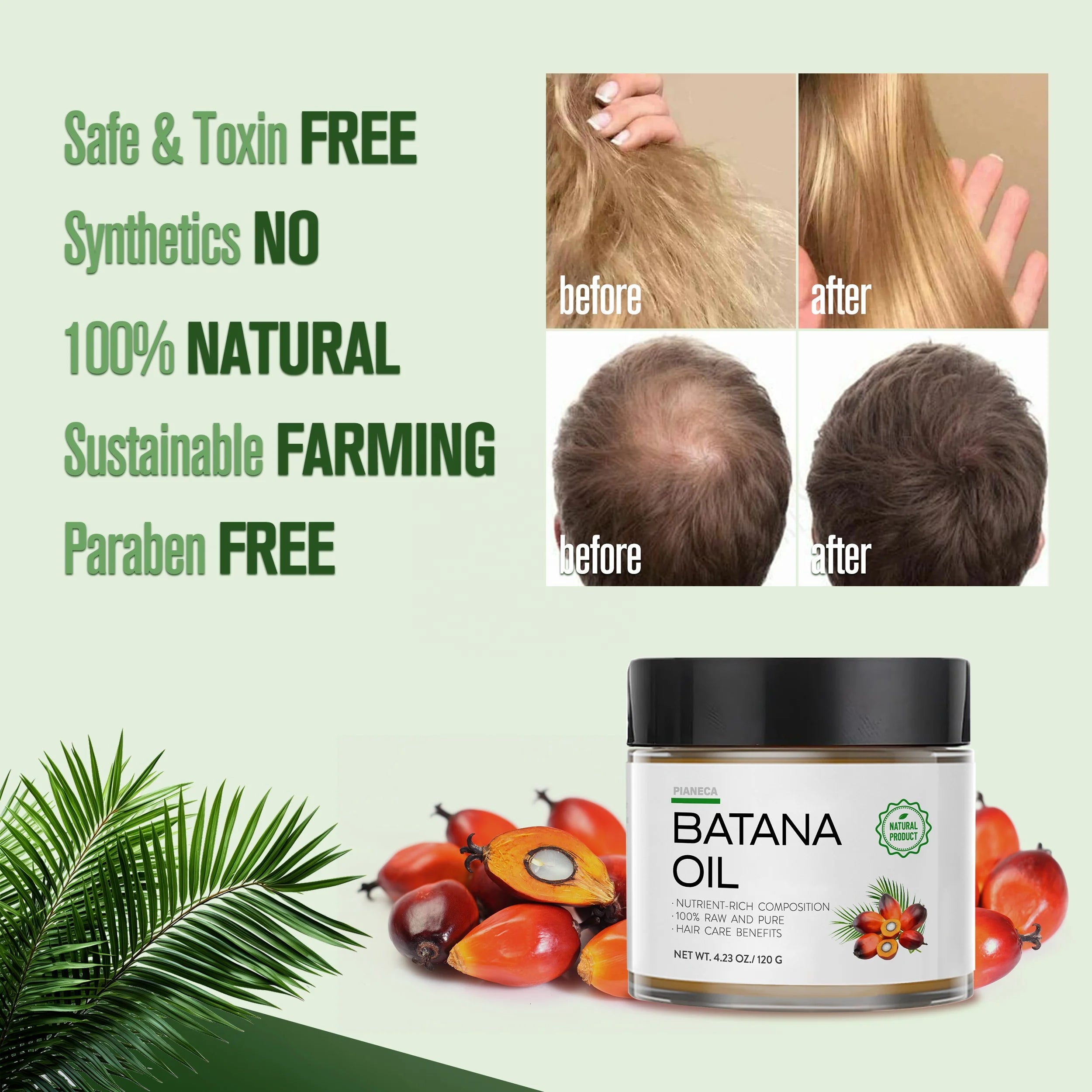 Natural Hair Mask Batana Oil for Hair Growth & Repair | My Batana Oil