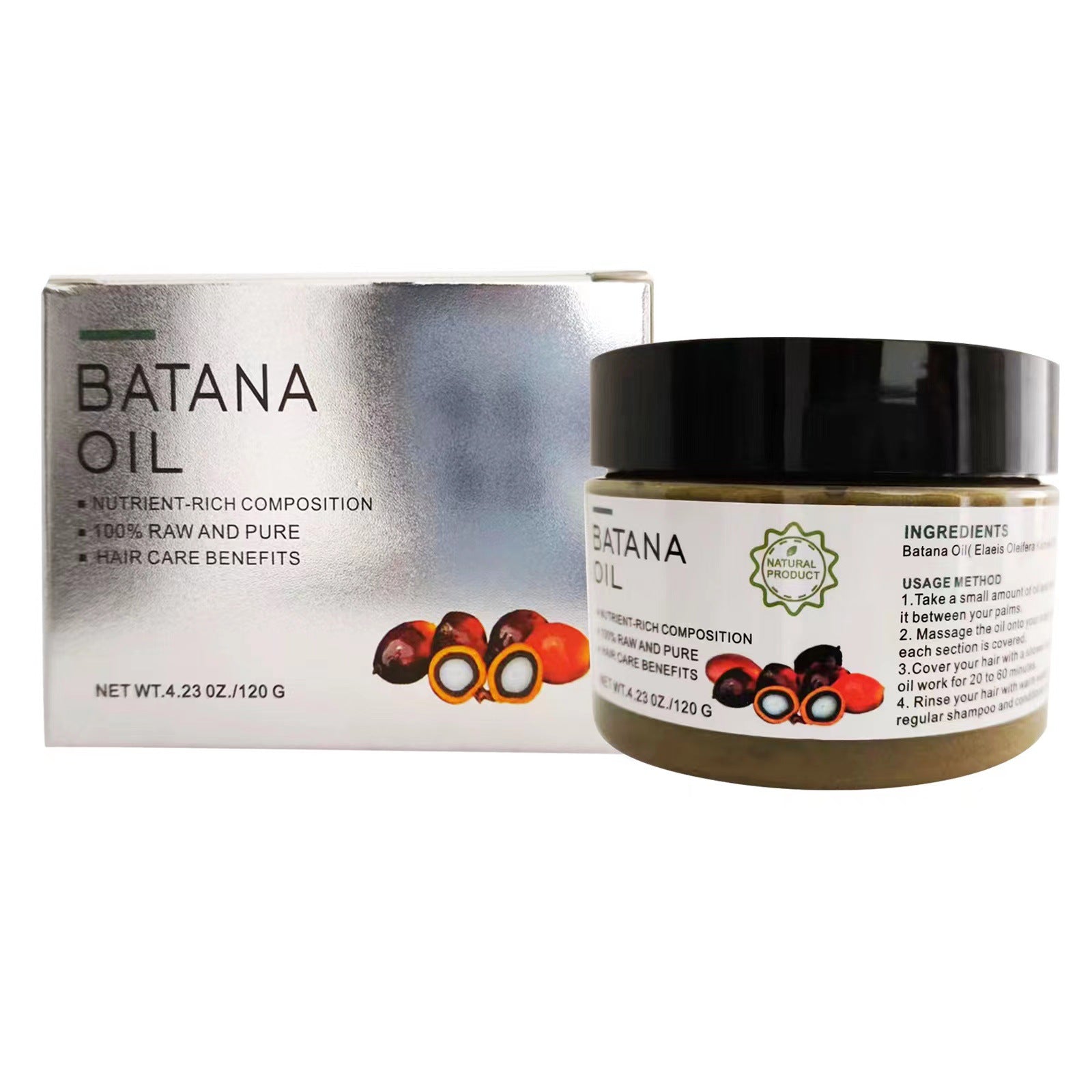 Natural Hair Mask Batana Oil for Hair Growth & Repair | My Batana Oil